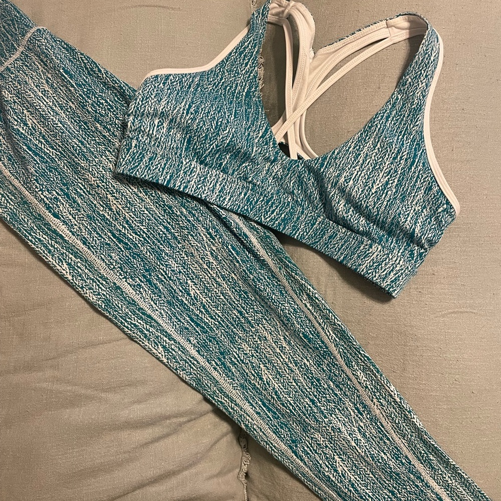 Buffbunny jacquard collection set L -teal